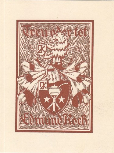 Exlibris bookplate klischee - exlibris,