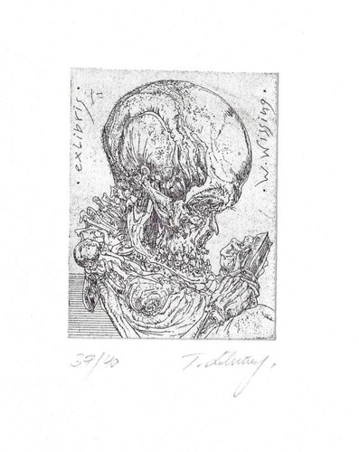 Thomas löhning exlibris für - thomas, lÖhning: