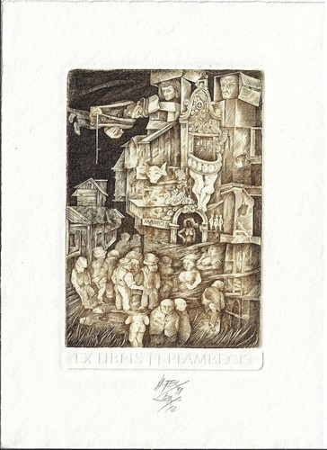 Henryk feilhauer exlibris - henryk, feilhauer: