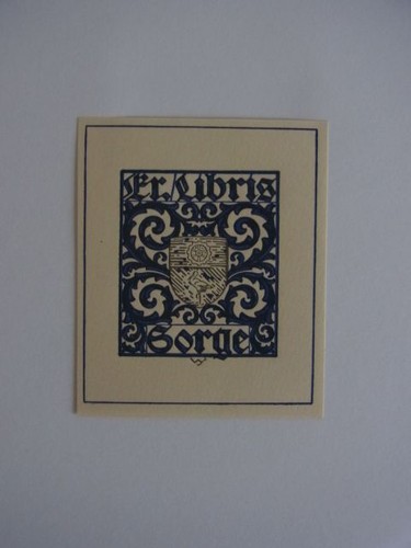Exlibris sorge ornamentales - exlibris, sorge.
